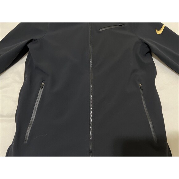 Nike Jordan Dry Fit Jacket BHM Black History Month Men's M Slim Cut Gold Swish - Picture 5 of 16